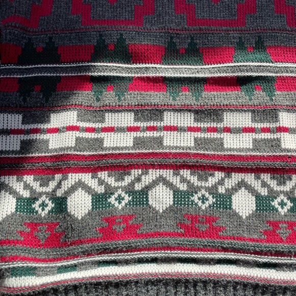 Vintage Aztec Mock Neck Size XS Sweater - Picture 3 of 10